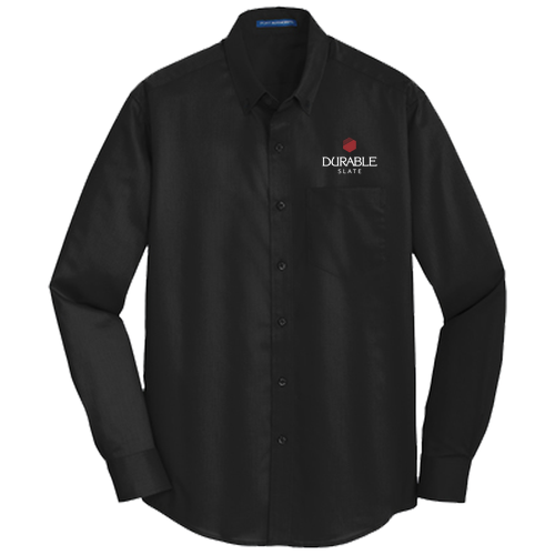Port Authority SuperPro Twill Shirt -- Black