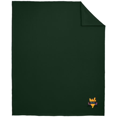 Port and Company Core Fleece Sweatshirt Blanket -- Dark Green