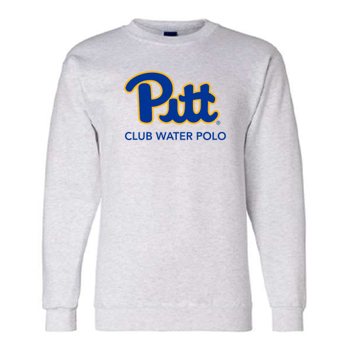 Champion Powerblend Crewneck Sweatshirt -- Silver Grey