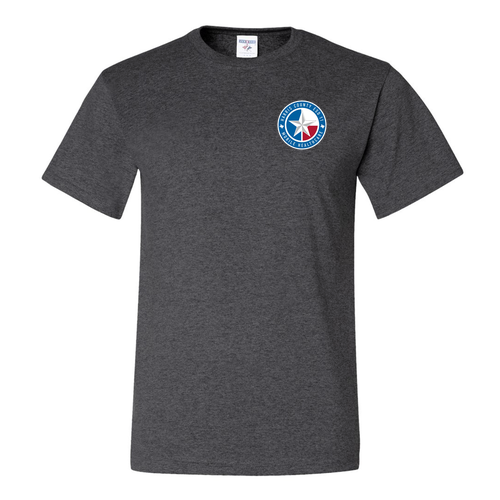 Jerzees Heavyweight 50/50 Adult T-Shirt -- Black Heather