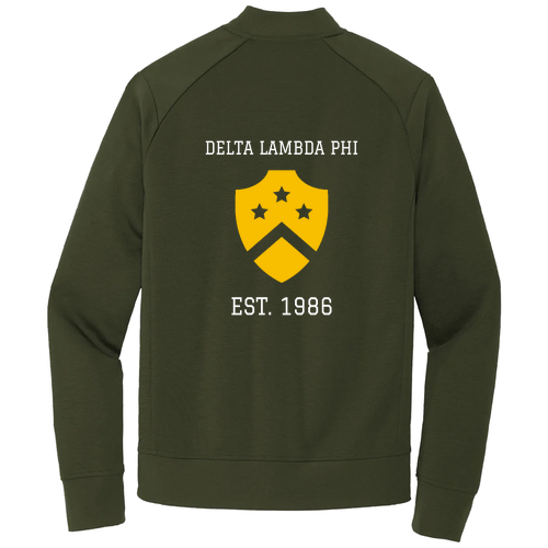 Mercer+Mettle Double-Knit Bomber -- Townsend Green