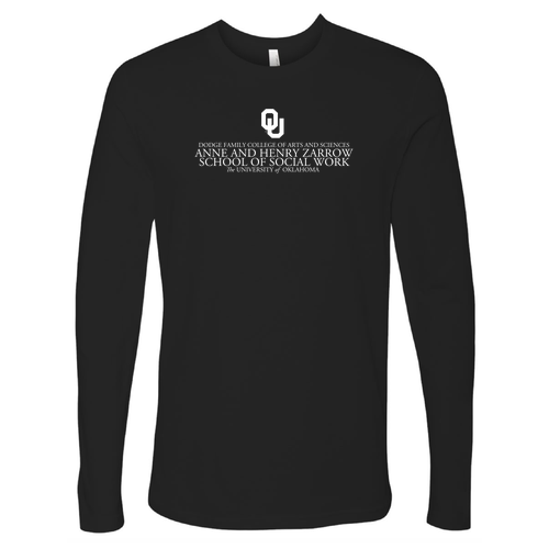 Next Level Apparel Premium Fitted Long Sleeve Crew -- Black