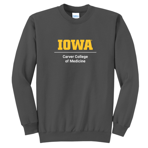 Port and Company Classic Crewneck Sweatshirt -- Charcoal