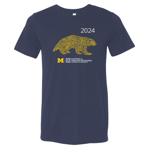 Unisex Bella Canvas Soft Fitted Triblend Short Sleeve T-Shirt -- Navy Triblend