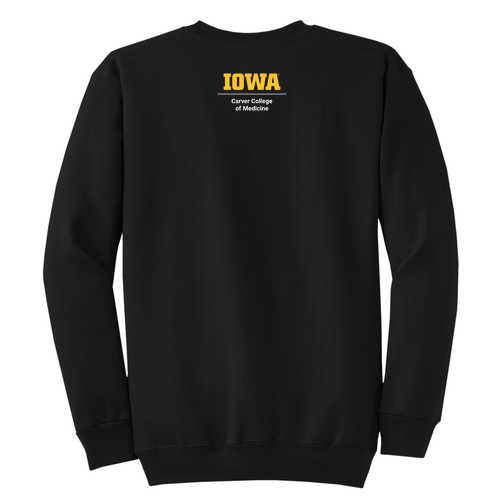Women In Medicine Port and Company Classic Crewneck Sweatshirt -- Jet Black