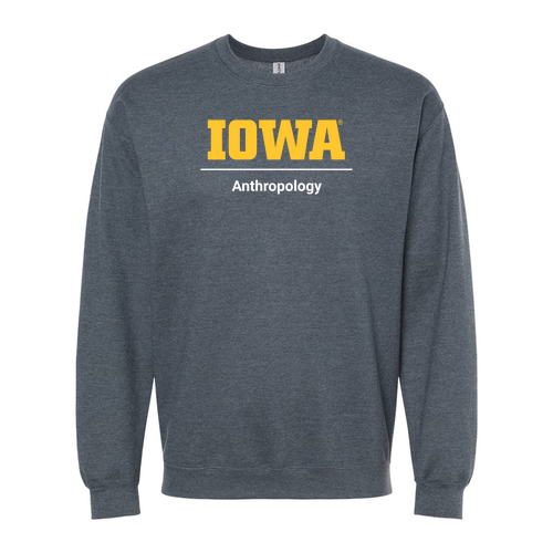 Gildan Adult Softstyle Fleece Crew Sweatshirt -- Dark Heather