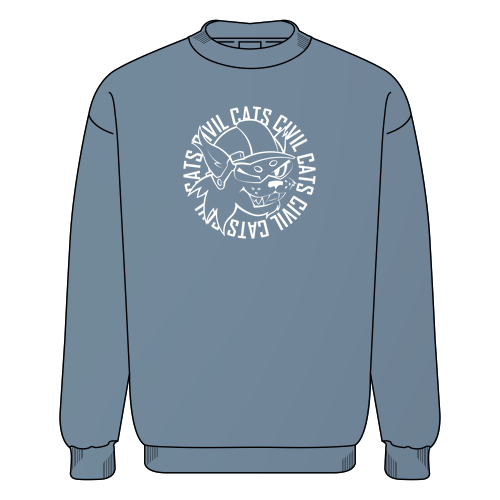 Independent Trading Co. Heavyweight Crewneck Sweatshirt -- Storm Blue