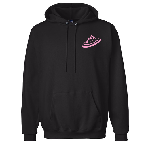 Breakin' Clays Hooded Sweatshirt- Black (Pink)