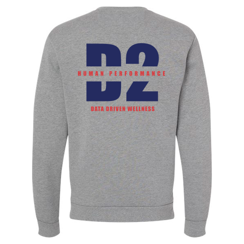Next Level Apparel Adult Malibu Crewneck Sweatshirt -- Heather Gray -- D2