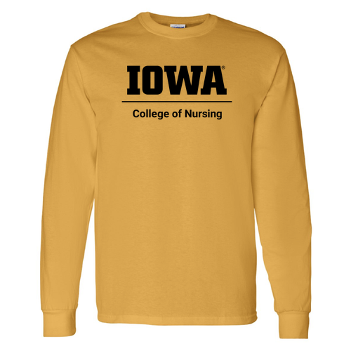 Gildan Heavy Cotton Longsleeve Basic T-Shirt -- Gold
