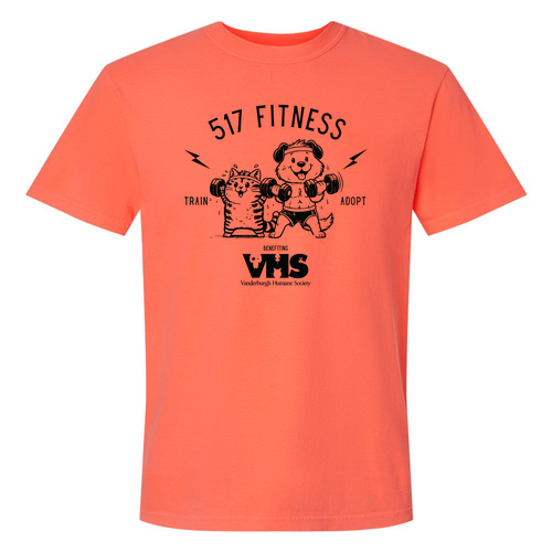 Comfort Colors Heavyweight Adult T-Shirt -- Neon Red Orange