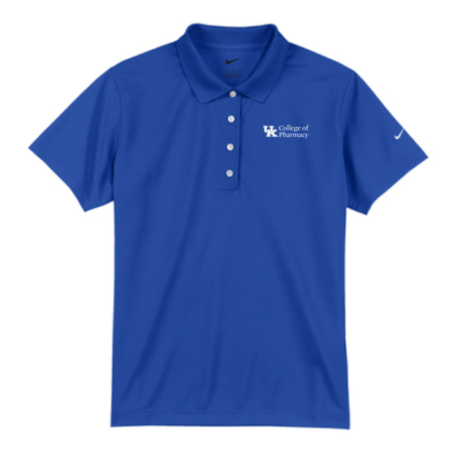 Embroidered Nike Ladies Tech Basic Dri Fit Polo -- Varsity Royal