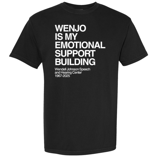 Comfort Colors Heavyweight Adult T-Shirt -Emotional Support Building- Black