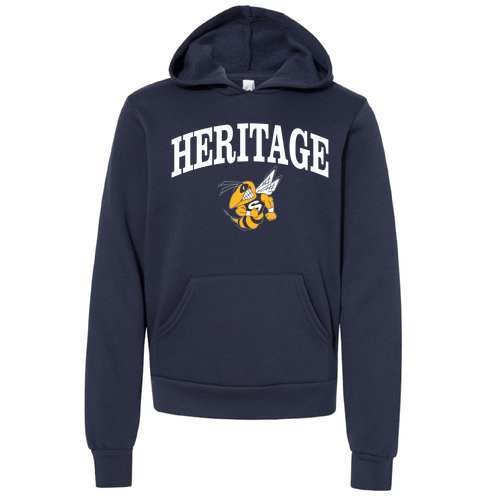 Bella Canvas -Youth Sponge Fleece Hooded Sweatshirt Navy