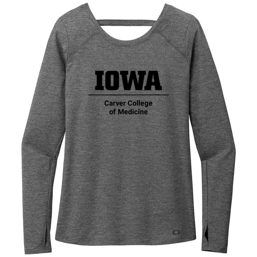 OGIO ENDURANCE Ladies Force Long Sleeve Tee -- Gear Grey Heather