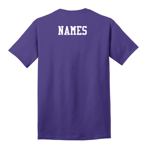 Morgantown Mambas Port and Company 5.4 oz Cotton T-Shirt -- Purple