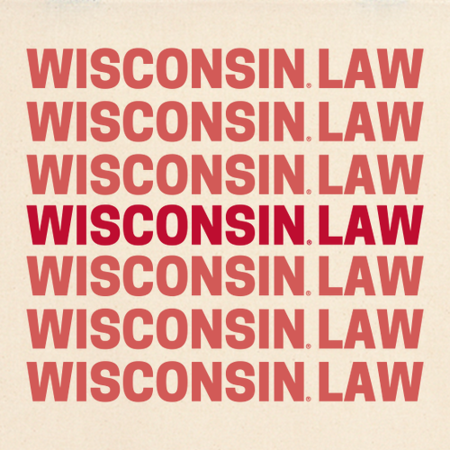 WISCONSIN LAW T-shirt—Natural