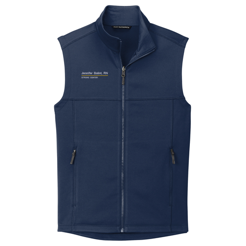 Port Authority Collective Smooth Fleece Vest -- River Blue Navy