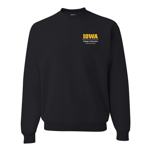 Jerzees 8 Oz., 50/50 Nublend Fleece Crew -- Black