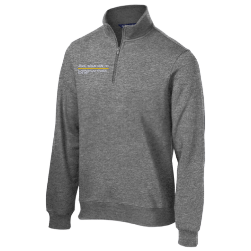 Sport Tek Quarter Zip Sweatshirt -- Vintage Heather