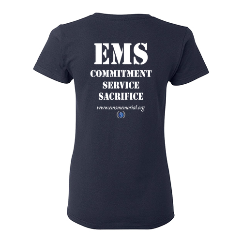 National EMS Foundation Ladies Tee Navy