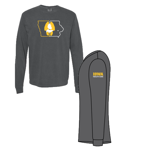 Comfort Colors Unisex Garment-Dyed Heavyweight Long Sleeve T-Shirt -- Pepper