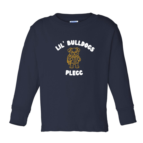 Toddler Rabbit Skins Long Sleeve Tee -- Navy