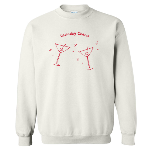 Gildan Heavy Blend Crew Neck Sweatshirt -- White