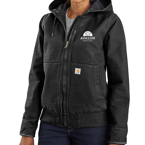 Carhartt Womens Washed Duck Active Jac -- Black