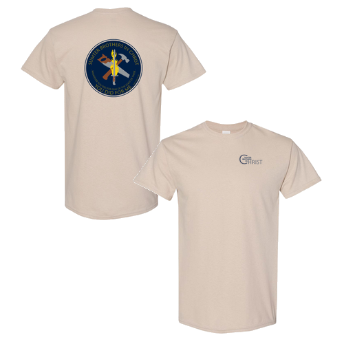 Gildan Cotton Sumter Brothers in Christ Sand Tee