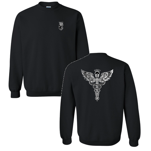 Gildan Heavy Blend Crew Neck Sweatshirt -- Black