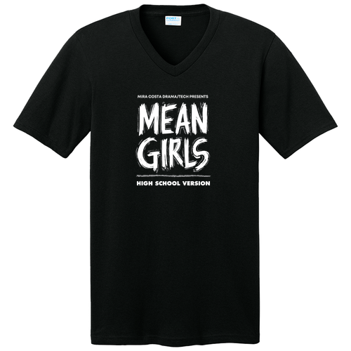 Port and Company Core Cotton V-Neck Tee -- Jet Black
