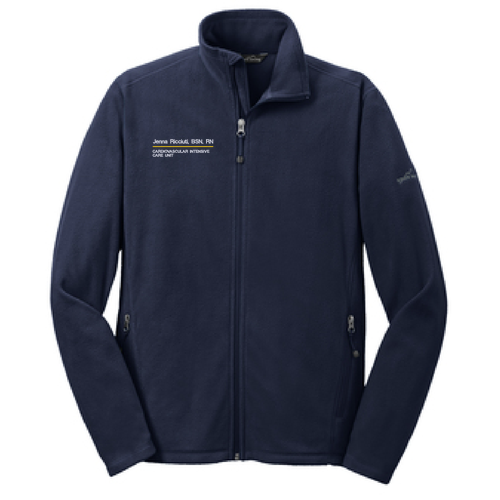 Gender Care Heart Eddie Bauer Full Zip Microfleece Jacket -- Navy