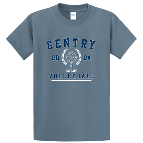 Port and Company Basic T-Shirt -- Stonewashed Blue