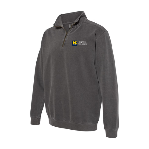 Quarter-Zip Sweatshirt -- Pepper