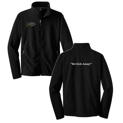 Port Authority Left Chest & Back Print Jacket -- Black