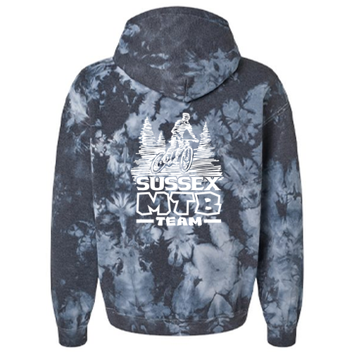 Dyenomite Blended Hooded Sweatshirt -- Black Crystal