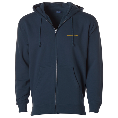 Independent Trading Co. Mens Heavyweight Zip Hood -- Navy