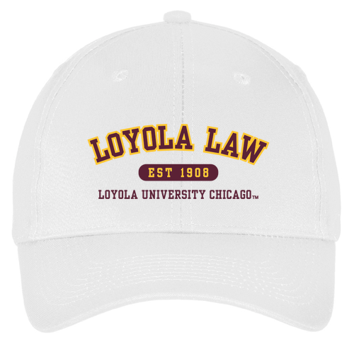 Loyola Law Hat -- White