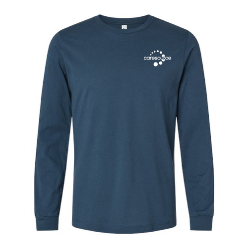 Bella Canvas Unisex Jersey Longsleeve Tee -- Vintage Navy