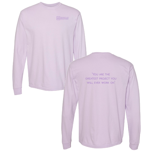 Comfort Colors Unisex Garment-Dyed Heavyweight Long Sleeve T-Shirt -- Orchid
