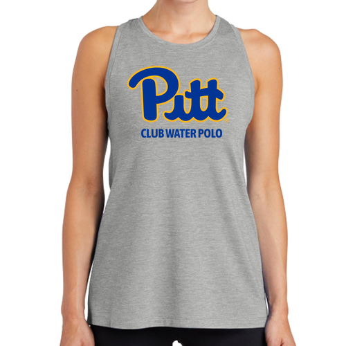 Sport-Tek Ladies PosiCharge Tri-Blend Wicking Tank -- Light Grey Heather