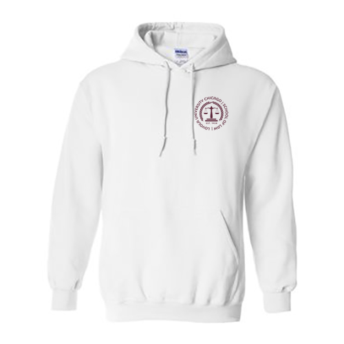 Chicago collage Hoodie -- White