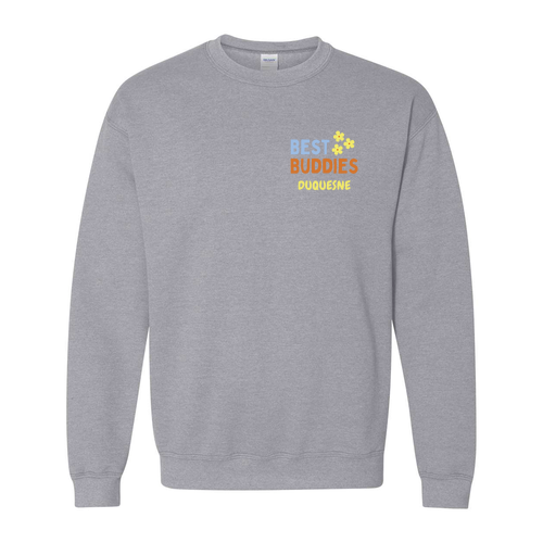 Best Buddies Crew Neck Sweatshirt -- Sport Grey