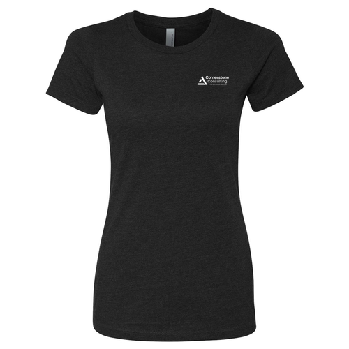 Next Level Apparel CVC Ladies Crew -- Black