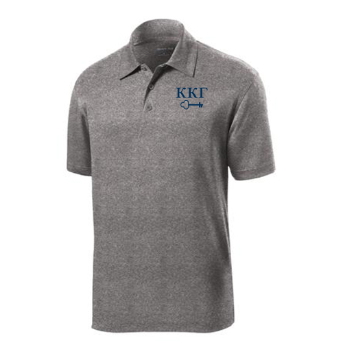 Sport-Tek Heather Contender Polo -- Vintage Heather