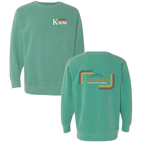 Comfort Colors Crewneck Sweatshirt -- Seafoam