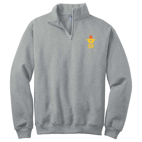 Mens/Unisex Jerzees 1/4 Zip Cadet Sweatshirt -- Oxford