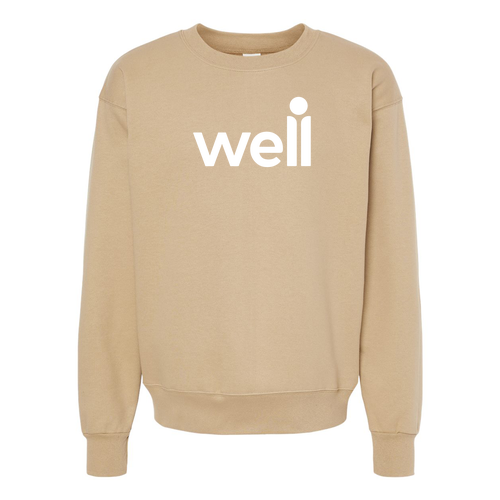 Hanes 90/10 Ultimate Cotton Crew Sweat -- Pebble