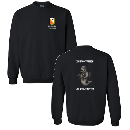 Gildan Heavy Blend Crew Neck Sweatshirt -- Black